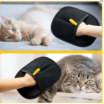 Zestaw 2x Rękawica KomfortPupil – delikatne czesanie i masaż dla psa, kota